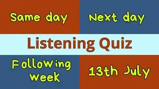 English Listening Practice | English language listening quiz