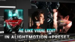 Ae like viral edit free alightmotion presets | ae like viral  tiktok edits