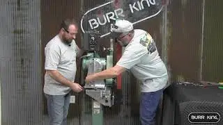 Surface Grinder Install on a Burr King 960-272 Knifemaker Belt Grinder