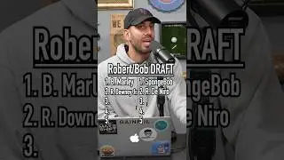 ROBERT/BOB DRAFT!! The Last Pick Might Have Won It! 