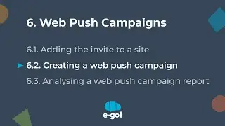 E-goi | Creating a Web Push Campaign