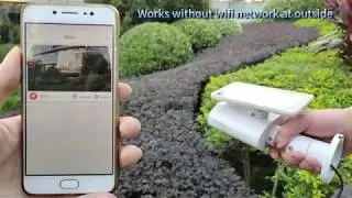 Solar security camera connects APP without Wifi network, connecting in AP hotspot mode, APP---ToSee