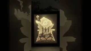 Naruto DIY Paper Cut Light Box