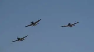 A6M Zero three ship formation