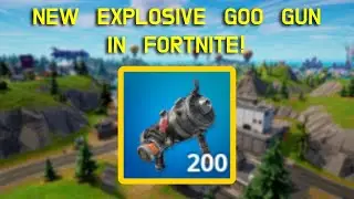 *NEW* Explosive Goo Gun In FORTNITE!