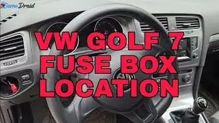 Volkswagen Golf VII / VW Golf 7 Fuse Box Location  2012 - 2020 👨‍🔧🚗