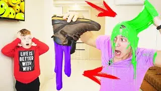 ПОЧЕМУ Папа ЗАПРЕТИЛ Все ЛИЗУНЫ для детей??? Матвей в Шоке!!! КТО Сделал Этот СЛАЙМ? Лизун Челлендж