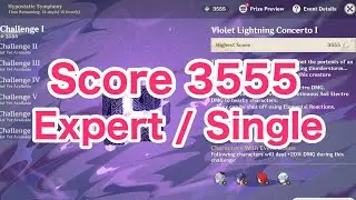 Violet Lightning Concerto Challenge (Expert) - Hypostatic Symphony Event Genshin Impact