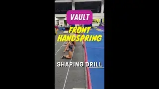 🤸 Front Handspring Vault Drill!! Gymnastics Coaches NEED to Know!!