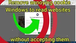 Remove blocking cookies window (to read sites), without accepting them