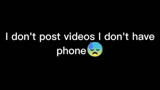 I don't post videos and pls subscribe my video so I can reach to the 1 million