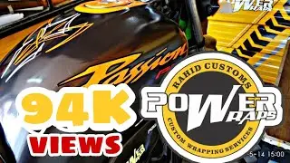 Passion pro wrapped black and orange