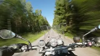 gravel road fun BMW