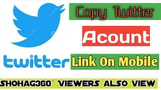 How to copy twitter link with mobile.