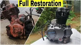 Demak DTM 150 Engine Full Restoration | Restoration Old Motorcycle Engine