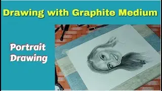 Drawing Portrait with Graphite Medium // Deepika Padukone Time lapse Drawing