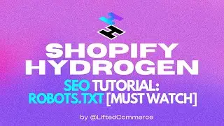shopify hydrogen seo: how to add a robots.txt file (VERY EASY)