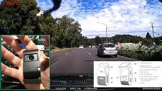 Viofo Latest Mini Dash cam VS1 Raw Daytime footage