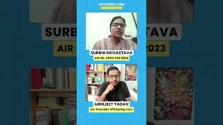 How to maintain mental sanity during UPSC Prep? |  Surbhi Srivastava AIR 56 CSE 2023