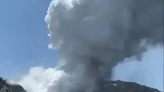 Смертельное извержение вулкана в Новой Зеландии попало на видео