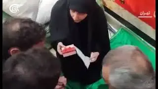 ابنة الشهيد قاسم سليماني تهدي خاتم والدها لدفنه مع جثمان الشهيد وزير الخارجية عبد اللهيان