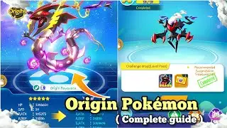 Complete Guide Origin Pokémon | How To Max Evolve | Tamer Legend Fantasy World | SLG