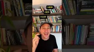 Do you know the different pronunciations of these words in English🇺🇸 🇬🇧? HEIR ≠ HER ≠ HAIR ≠ HERE