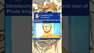 RORONOA ZORO 🛐 