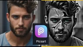 Broken face photo editing tricks video ||PicsArt | broken skin editing videos  PicsArt | shobiedits