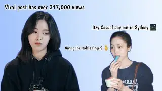 ITZY Ryujin Allegedly Giving The Middle Finger
