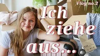 Umzugsvlog part.1|Kisten packen, Chaos, Hitze| Vlog no.2