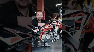 Питбайк для юных пилотов 6-8 лет KAYO Mini TS70 на автомате и колесах 10/10 👶
