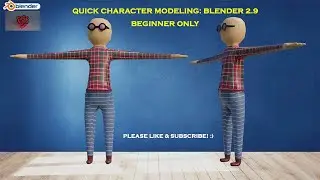 Easiest Character modeling (Part 1) : Blender 2.9: For Beginner's only.