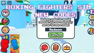 ALL NEW TOYS🧸 Update Codes in 🥊 Boxing Fighters Simulator! Roblox