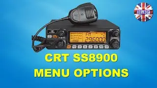 CRT SS8900 Menu Options #cbradio #hamradio