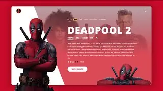 Web Design - Movie Landing Page | Speed Code