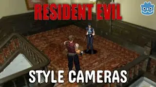 Godot Tutorial - Fixed Camera Style (like Resident Evil)
