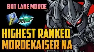 HIGHEST RANKED BOT LANE MORDEKAISER MAIN BUILD GUIDE- 