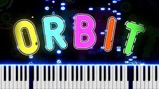 Orbit Geometry Dash PIANO TUTORIAL - Animation Warrior Theme by NightHawk22