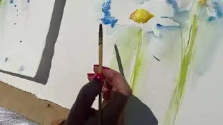 Painting loose daisies Part 2