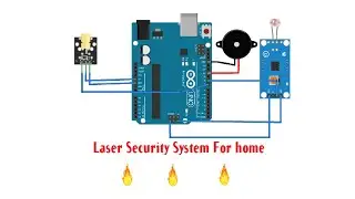 Laser Security System Alarm Using Arduino and LDR Module | Arduino Project