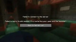 Fixed ! Invalid Session try Restarting your game and the launcher | Pojavlauncher