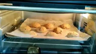 Cookie in the oven time lapse