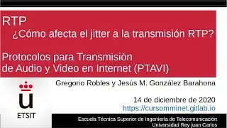 RTP. ¿Cómo afecta el jitter a la transmisión RTP?