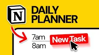 Create a Daily Planner in Notion (in only 5 minutes)