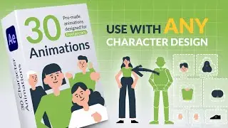 Character Animation Pack 2 (After Effects Template)
