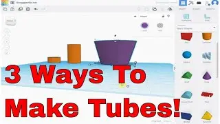 3 Ways To Make A Tube On Tinkercad