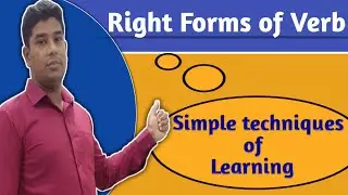 Right form of Verbs Shortcut Rules. Best method with simple techniques to learn very easily.