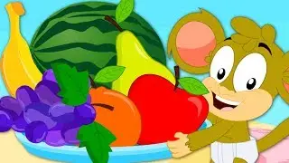 Fruits Songs | Learn Fruits | Nursery Rhymes Songs For Kids And children | Monkey Rhymes