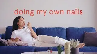 셀프 네일하기 + 요즘 브이로그 | DOING MY OWN NAILS + VLOG | dahyeshka